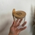 Pote hermético com tampa e colher de bambu 250ml - Personalizado “Chá para acalmar”