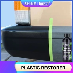 esponja com sprei restaurador de plastico - Outlet Do Povo
