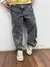 Jean baggy Líneas - tienda online