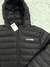 Campera negra inflable Gunzel importada en internet