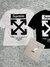 Remera OFF WITHE cursiva leo - Luxuryyimportados