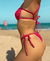 Franzida print laranja com rosa pink - Waimea