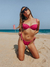 Franzida print laranja com rosa pink - comprar online