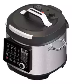 Olla De Presión Eléctrica Multifuncional 6l 1000w Mirati Color Plateado Con Negro Frecuencia 50hz /60hz 11a - comprar en línea