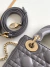 Bolsa Lady Dior mini cinza - Meu Closet de Luxo