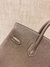 Bolsa de Grife Hermes Birkin cinza - loja online