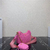 Bolsa P*ada Re-Edition ráfia rosa na internet