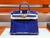 Bolsa Hermès Birkin 35 Crocodilo Azul
