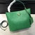Bolsa Panier Média Saffiano verde - comprar online