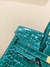 Bolsa Hermès Birkin 35 Crocodilo verde