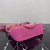 Bolsa P*ada Re-Edition ráfia rosa - Meu Closet de Luxo