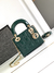 Bolsa Lady Dior mini verde