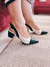 scarpin aberto salto bloco baixo (VEGANO CRENTE CHIC)