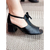 Sandalia Lola Retro couro ecologico (vegano) 4,5cm