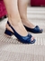Peeptoe Narinha sandalia com detalhe em nó 2,5CM (VEGANO) na internet