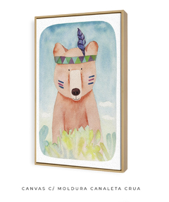 Quadro Aquarela Urso Boho na internet