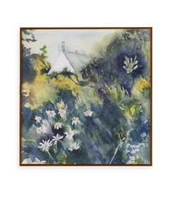 Quadro Decorativo Aquarela Casa na Floresta na internet