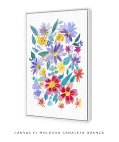 Imagem do Quadro Decorativo Aquarela Flores do Campo