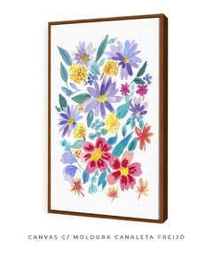 Quadro Decorativo Aquarela Flores do Campo na internet