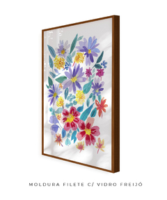 Imagem do Quadro Decorativo Aquarela Flores do Campo