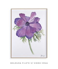 Quadro Decorativo Flor de Papoula N1 - loja online