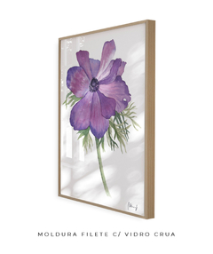 Imagem do Quadro Decorativo Flor de Papoula N1