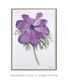 Quadro Decorativo Flor de Papoula N1