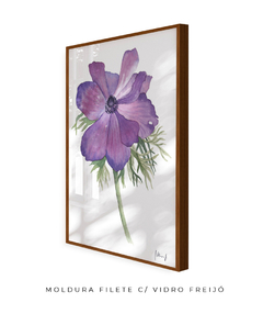Quadro Decorativo Flor de Papoula N1 - comprar online