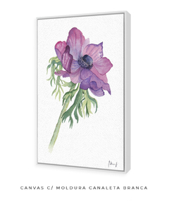 Quadro Decorativo Flor de Papoula N2 na internet