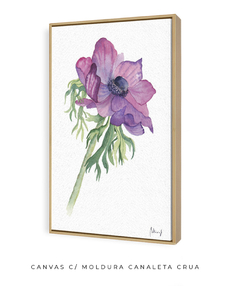 Quadro Decorativo Flor de Papoula N2 - Betania Sensini | Arte e Aquarela