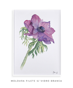 Quadro Decorativo Flor de Papoula N2 na internet