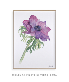 Quadro Decorativo Flor de Papoula N2 - loja online