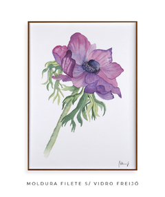 Quadro Decorativo Flor de Papoula N2