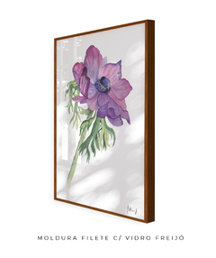 Quadro Decorativo Flor de Papoula N2 - comprar online