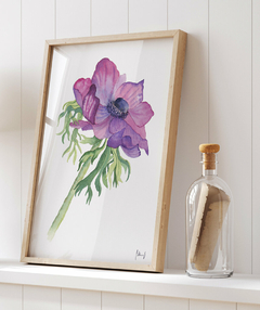 Quadro Decorativo Flor de Papoula N2