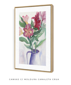 Quadro Decorativo Flores Astromélias em Aquarela na internet