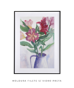Quadro Decorativo Flores Astromélias em Aquarela na internet