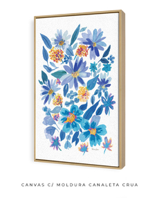 Imagem do Quadro Decorativo Flores do Campo Azuis
