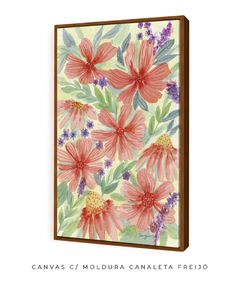 Quadro Decorativo Jardim Florido