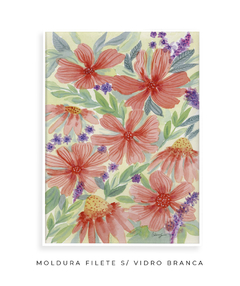 Quadro Decorativo Jardim Florido na internet