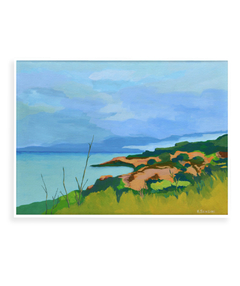 Quadro Decorativo Mar com Galhos - comprar online