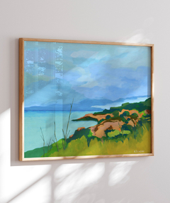 Imagem do Quadro Decorativo Mar com Galhos