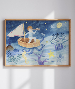 Quadro Decorativo Marinheiro - comprar online