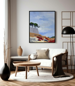 Quadro Decorativo Praia e Fortaleza - loja online