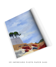 Quadro Decorativo Praia e Fortaleza - loja online