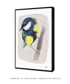 Quadro Pássaro Chapim-Azul na internet