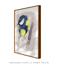 Quadro Pássaro Chapim-Azul - loja online