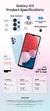 Smartphone Samsung Galaxy A13 Azul 128GB 4GB RAM bateria 5000mAh Câmera Quádrupla Traseira de 50MP + 5MP + 2MP + 2MP Octa-Core tela infinita - comprar online