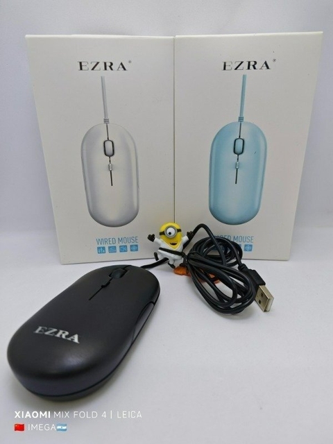 Mouse inalámbrico en Caja negro AM28.