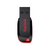 Pendrive SanDisk Cruzer Blade 64GB 2.0 negro y rojo